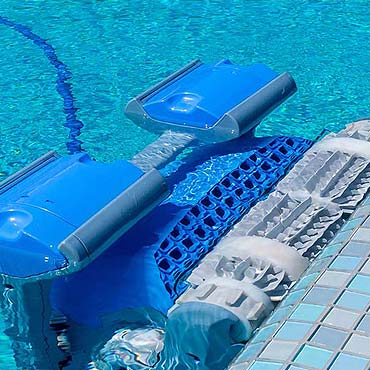 Aspirateur de piscine hors sol bleu Blooma 0,75CV