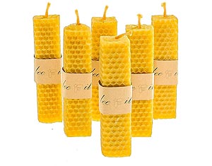 bougies à la cire d’abeille