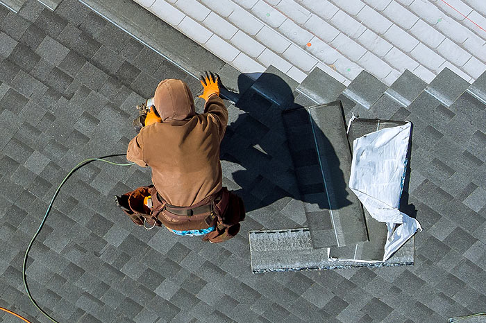 Installation des membranes pour bardeau