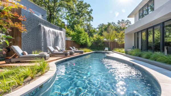Les avantages d'une piscine en béton projeté pour votre jardin